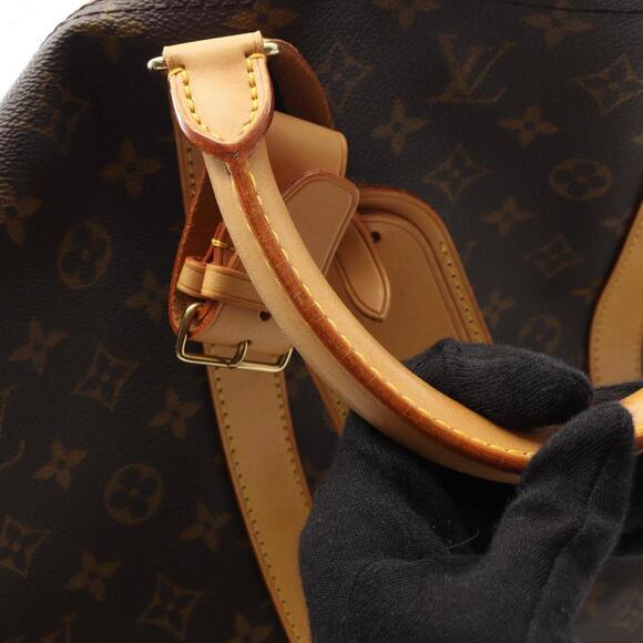 LOUIS VUITTON Authentic Brown Monogram Leather Boston Bag - Picture 9 of 11